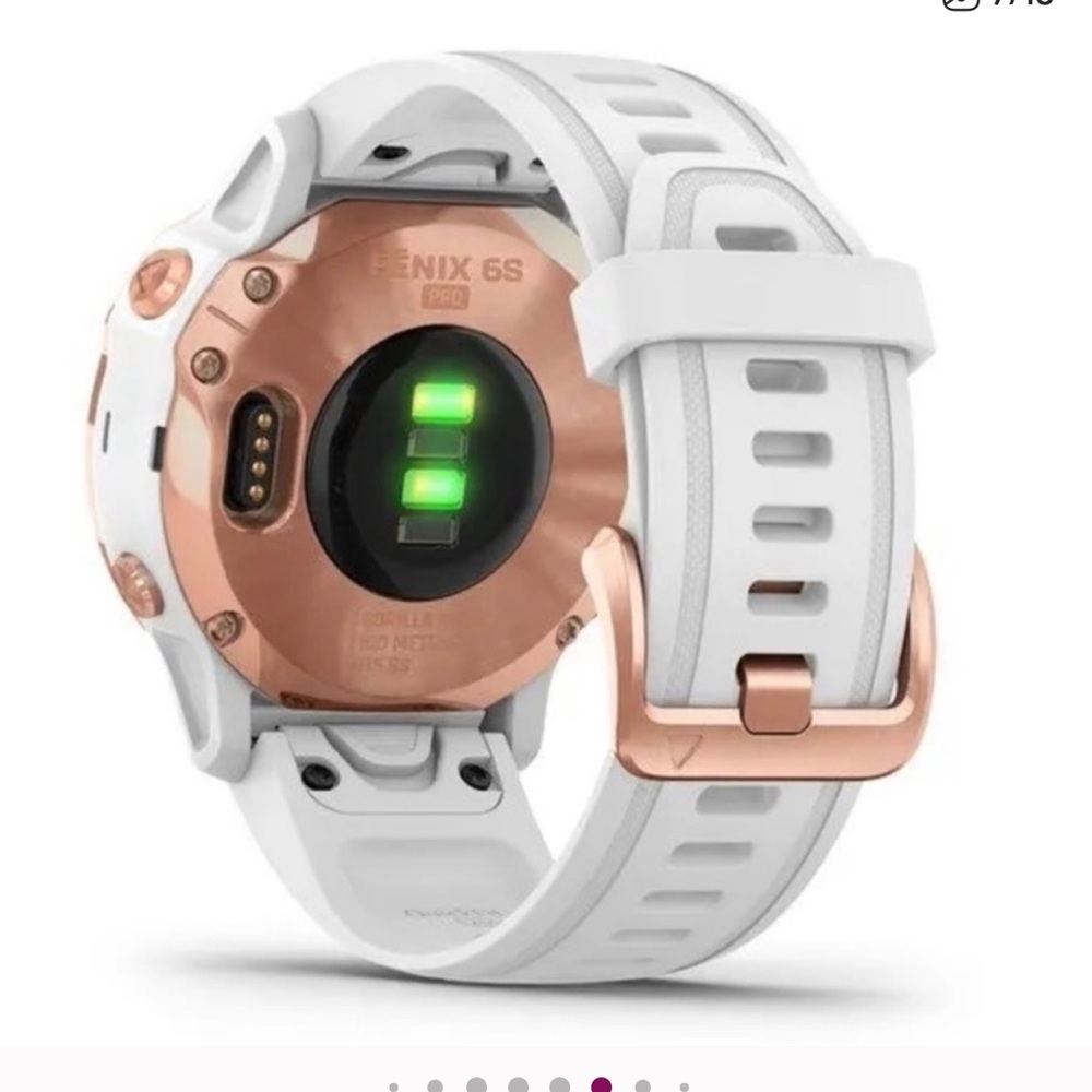 Garmin fēnix 6S Pro - Rose Gold Bezel with White Strap - Picture 7 of 16